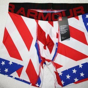 UNDER ARMOUR STARS & STRIPES 6" BOXERJOCK